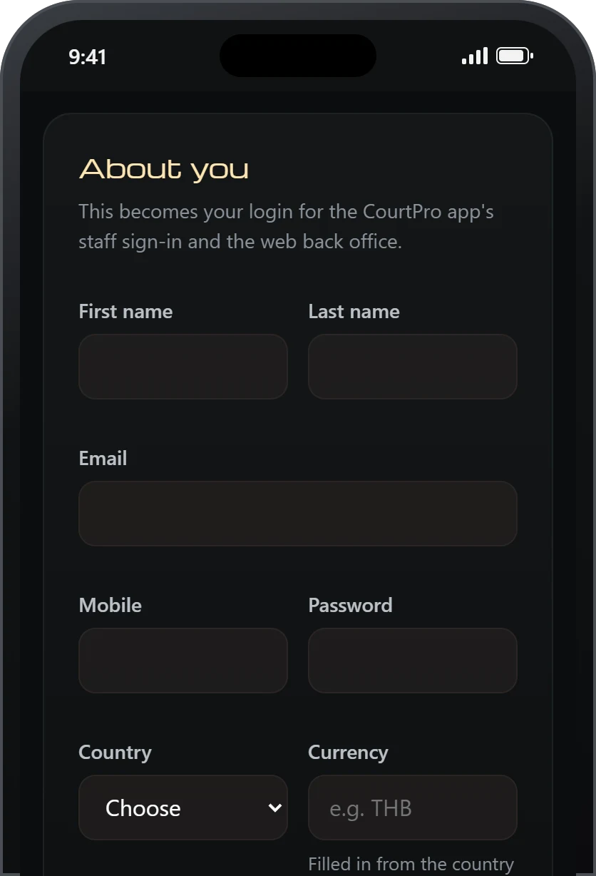 Sign Up