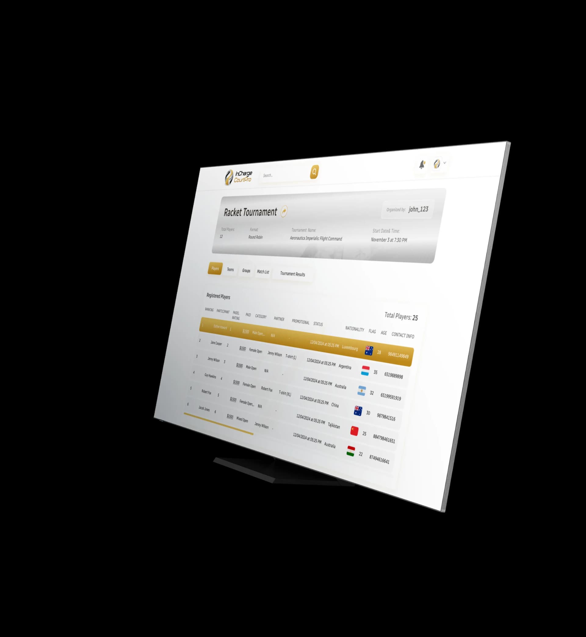 Create & Manage Tournaments Easily feature illustration