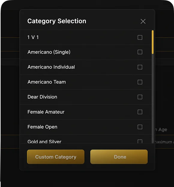 Category & Division Management