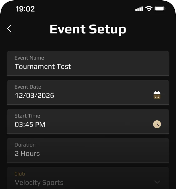 Tournament Registration